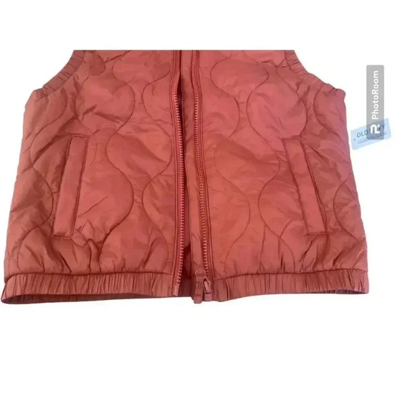 NWT Old Navy Girl’s Cropped Quilted Vest Size 14-16 XL Rustic Color - Picture 9 of 9